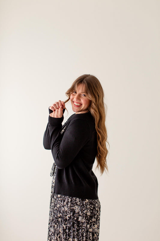 'Jill' Cotton Cardigan FINAL SALE