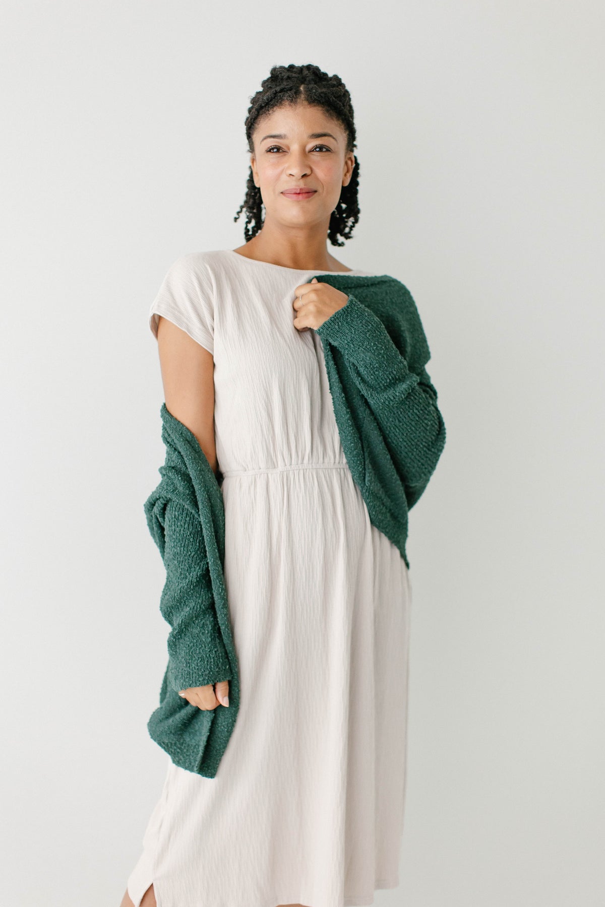 'Carter' Drop Sleeve Knit Cardigan