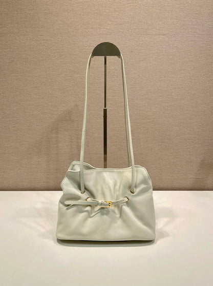 Prada Small Dada 25cm Ivory Nappa Leather