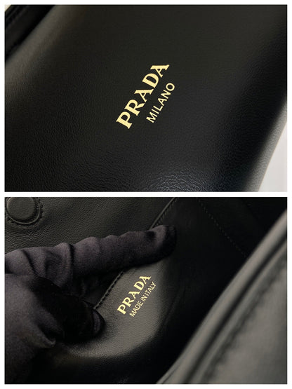 PRA Tumulte bag 24 black leather 280838