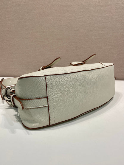 Prada Large Tote Bag 35cm Ivory Leather