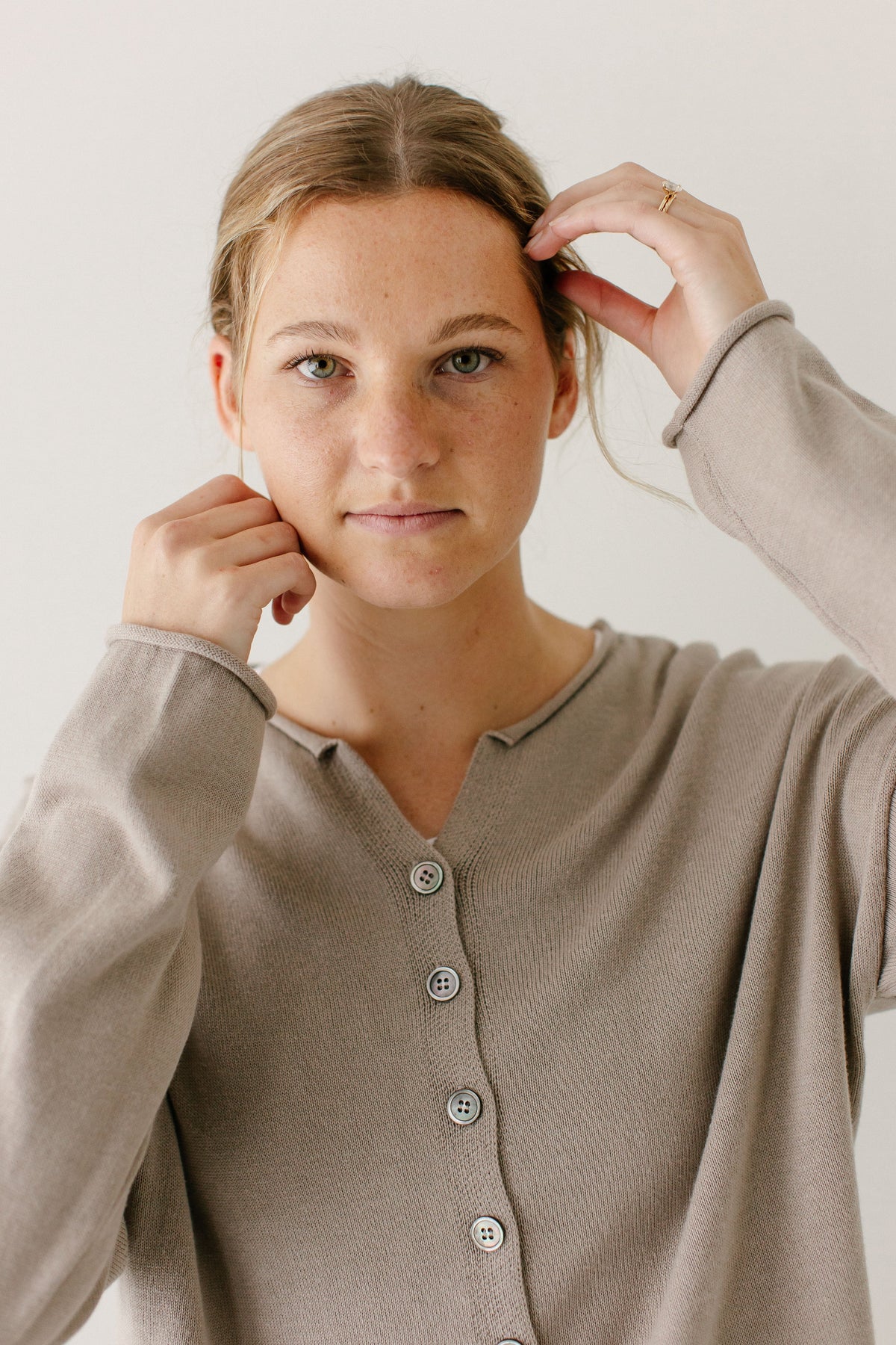 'Jana' Drop Sleeve Cardigan