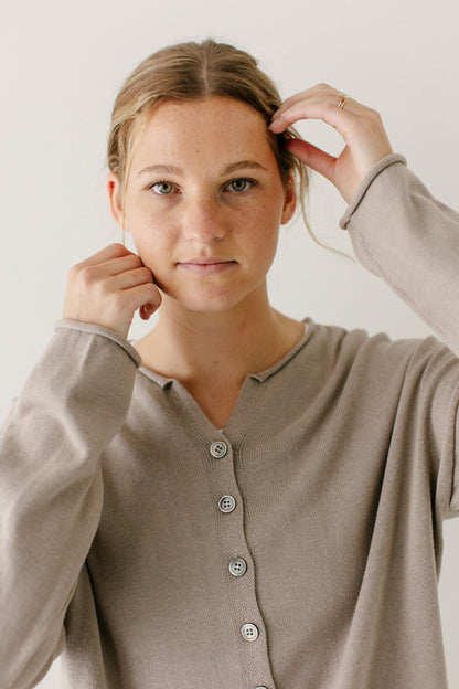 'Jana' Drop Sleeve Cardigan