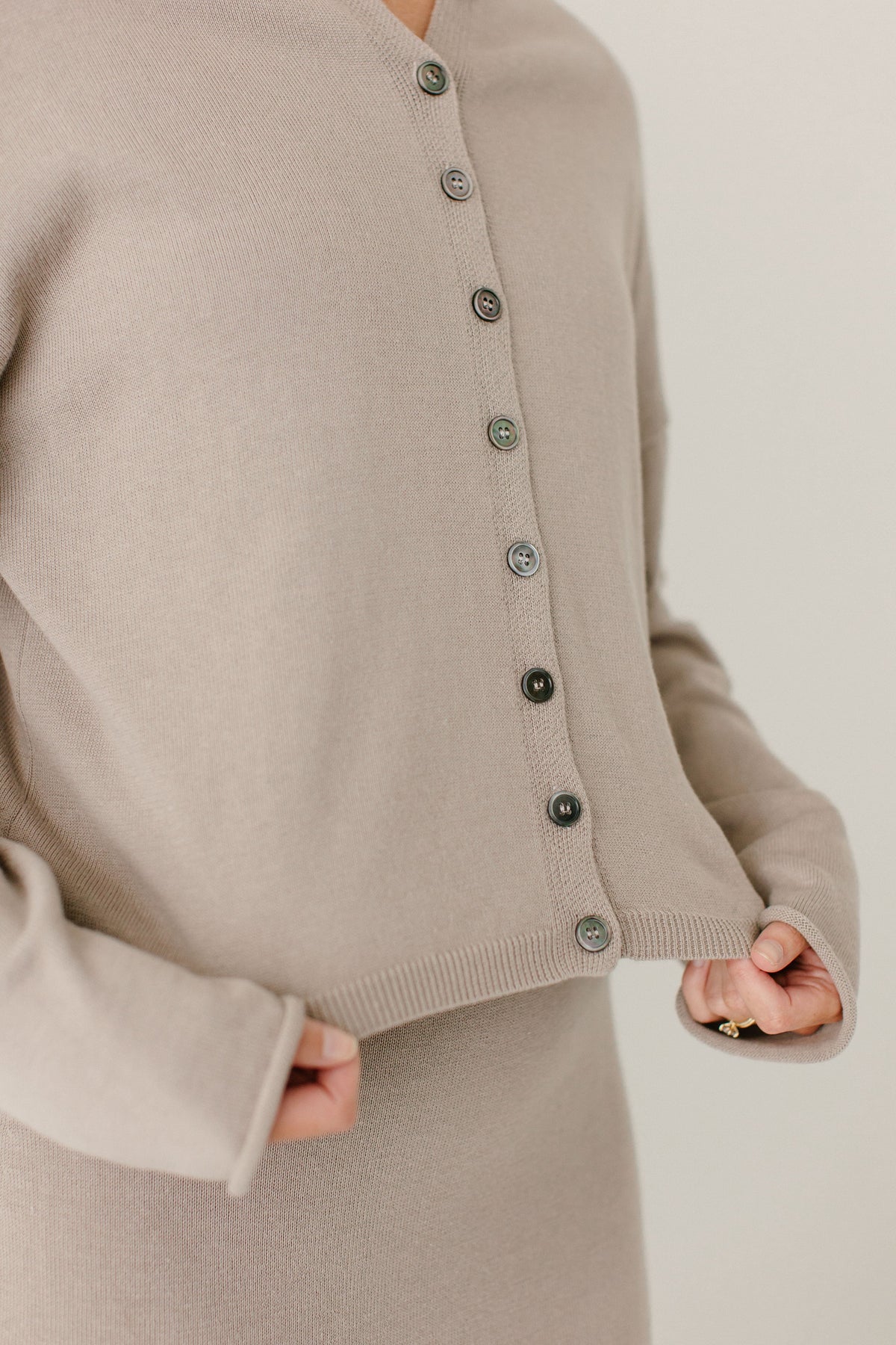 'Jana' Drop Sleeve Cardigan