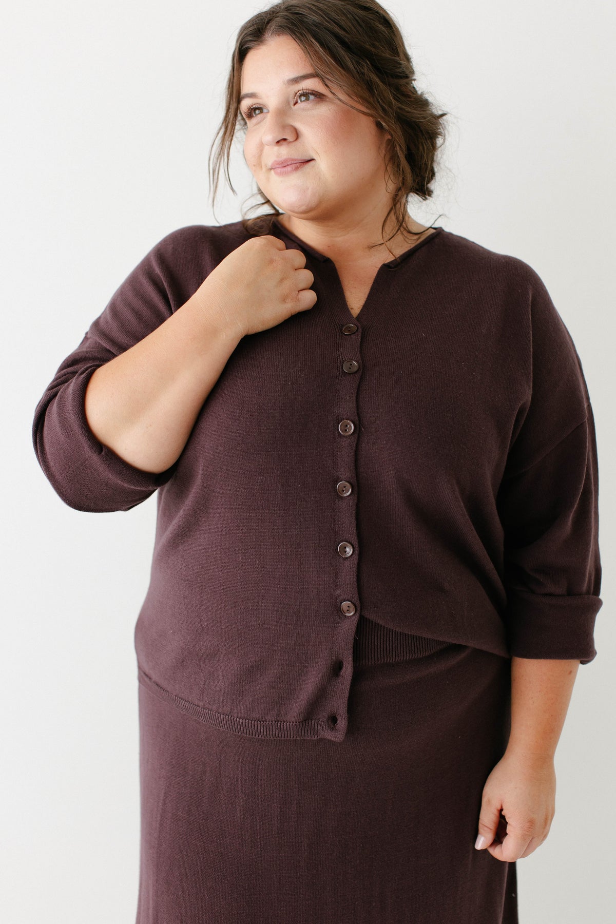 'Jana' Drop Sleeve Cardigan