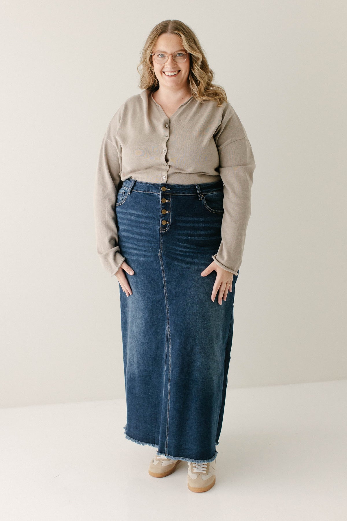 'Jana' Drop Sleeve Cardigan