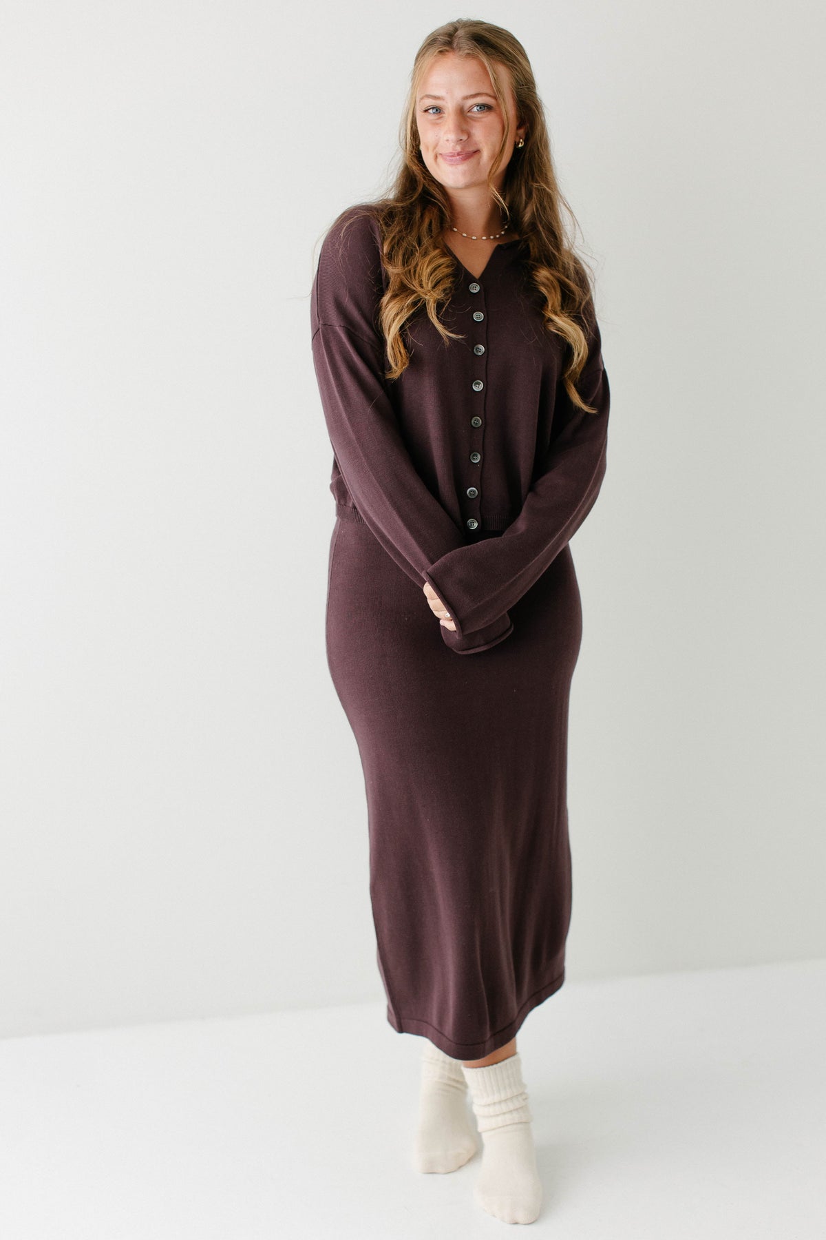 'Jana' Drop Sleeve Cardigan
