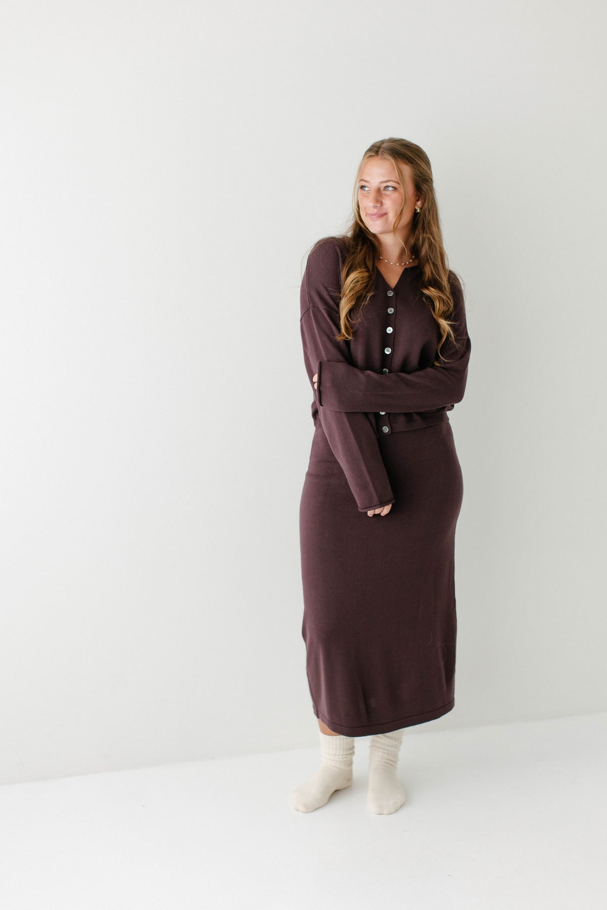 'Jana' Drop Sleeve Cardigan