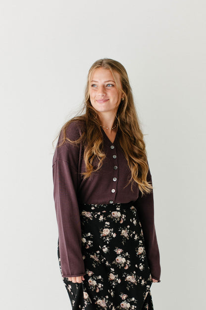 'Jana' Drop Sleeve Cardigan