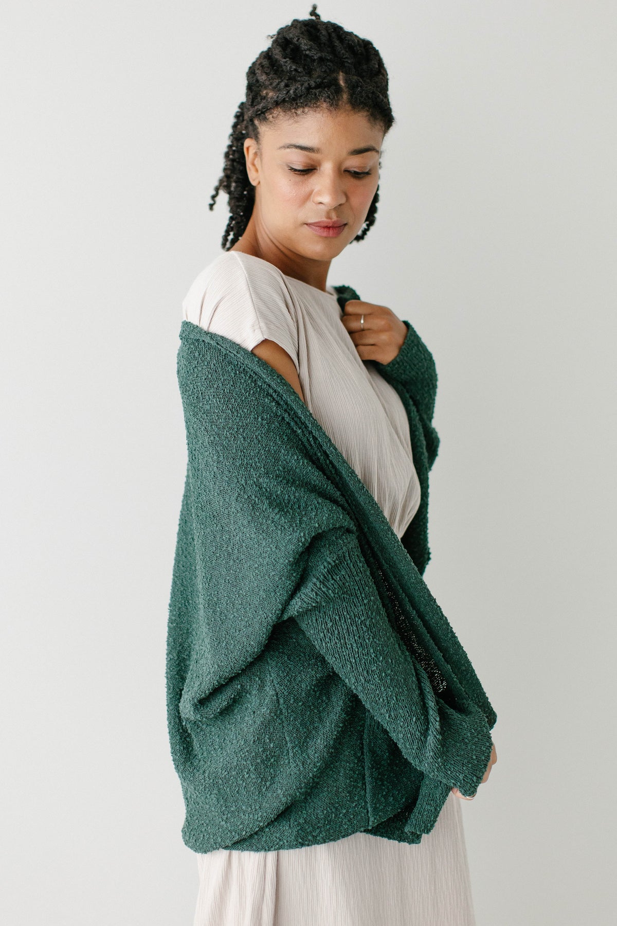 'Carter' Drop Sleeve Knit Cardigan