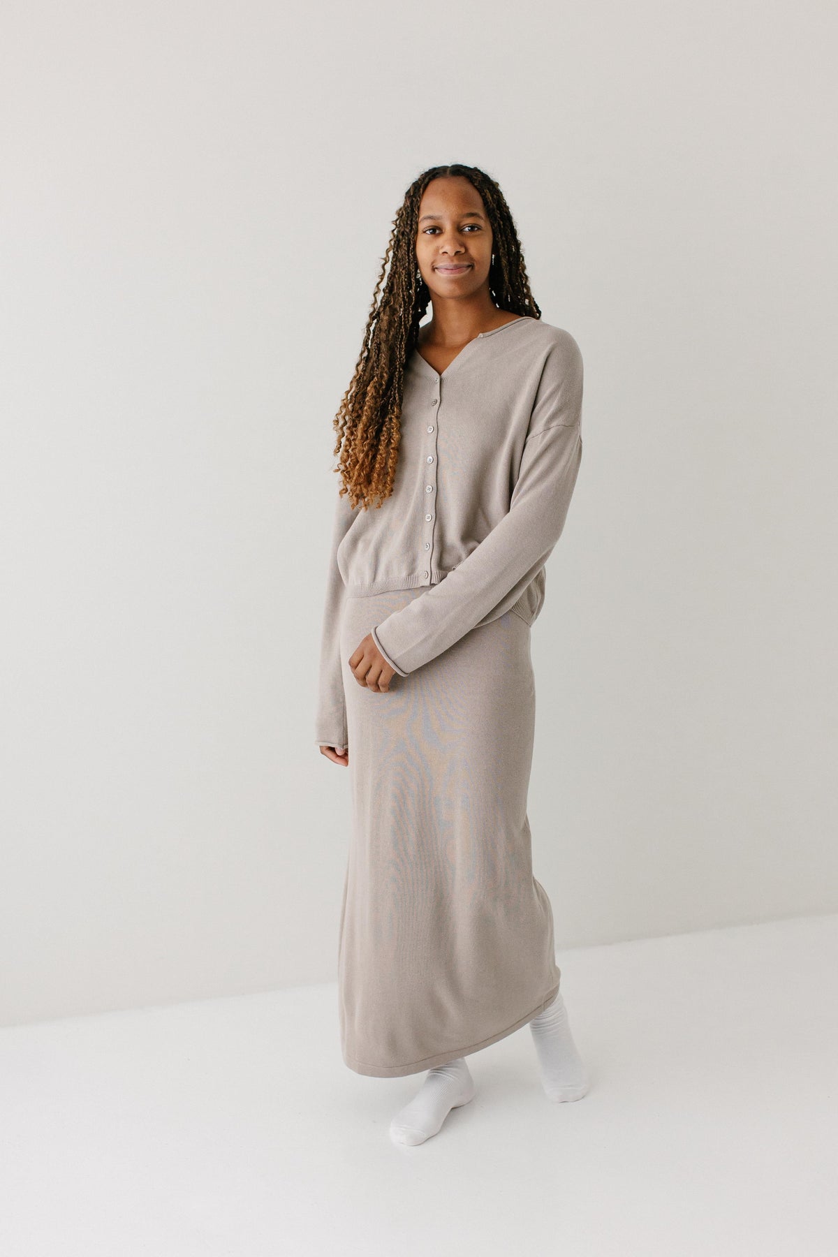'Jana' Drop Sleeve Cardigan