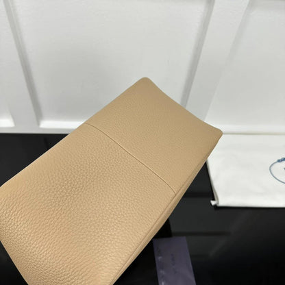 Prada 2026 Tote Bag Beige Calfskin