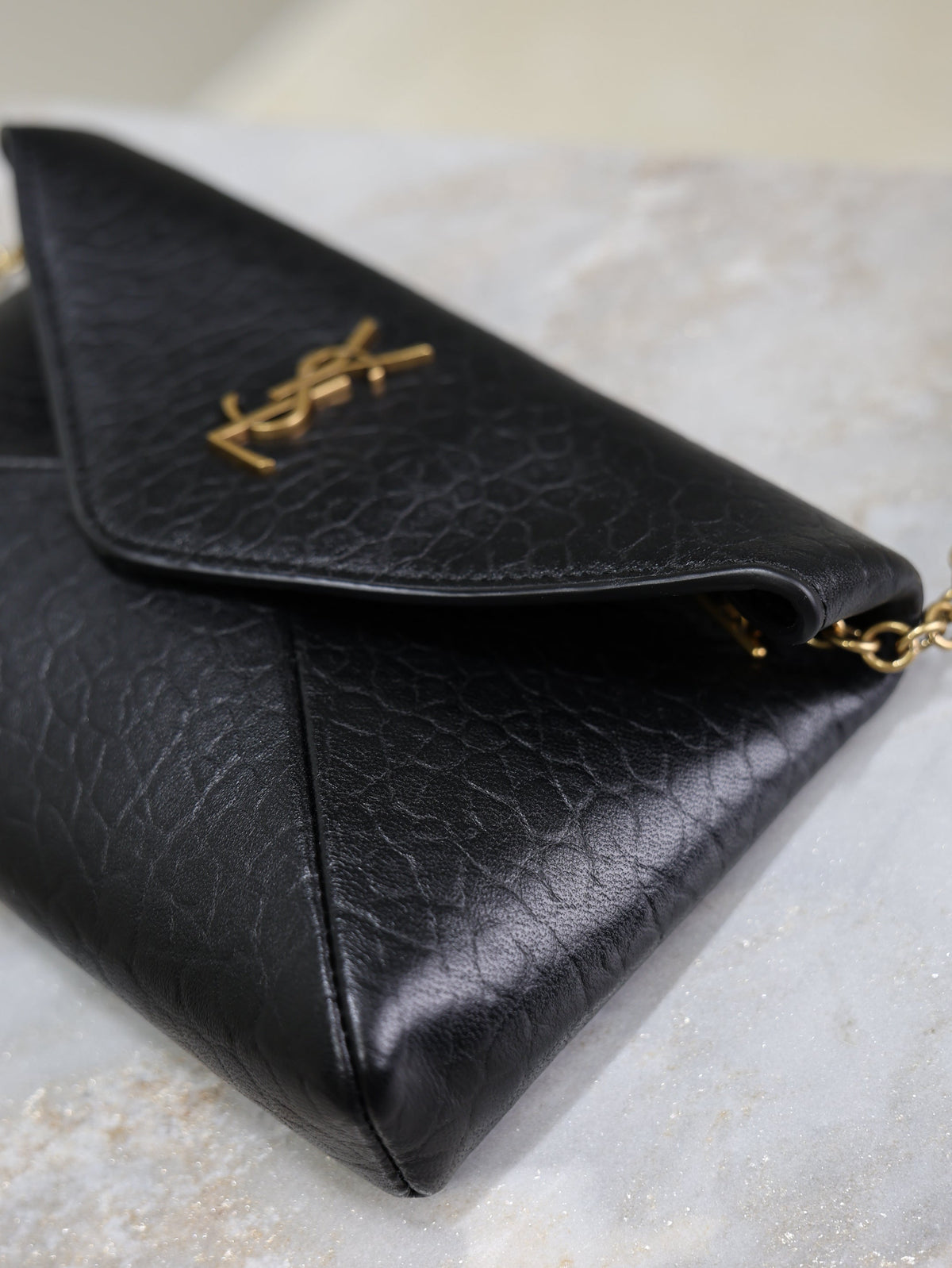 Prada Calypso Bag 19cm Black Elephant Leather
