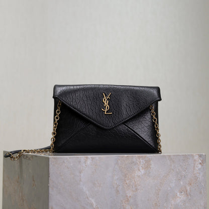 Prada Calypso Bag 19cm Black Elephant Leather